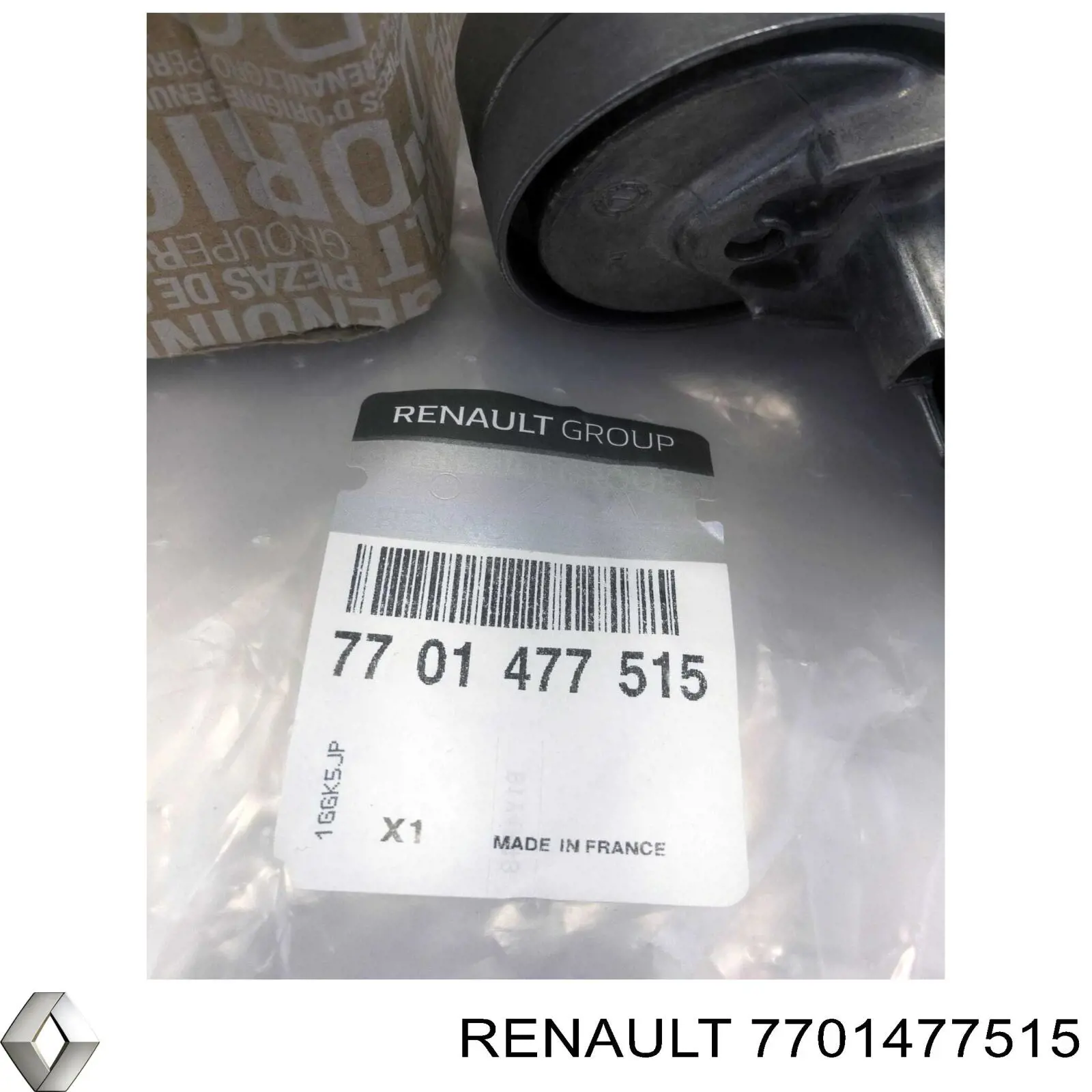 Do koszyka 7701477515 Renault (RVI) Pasek napędowy mechanizmów, zestaw
