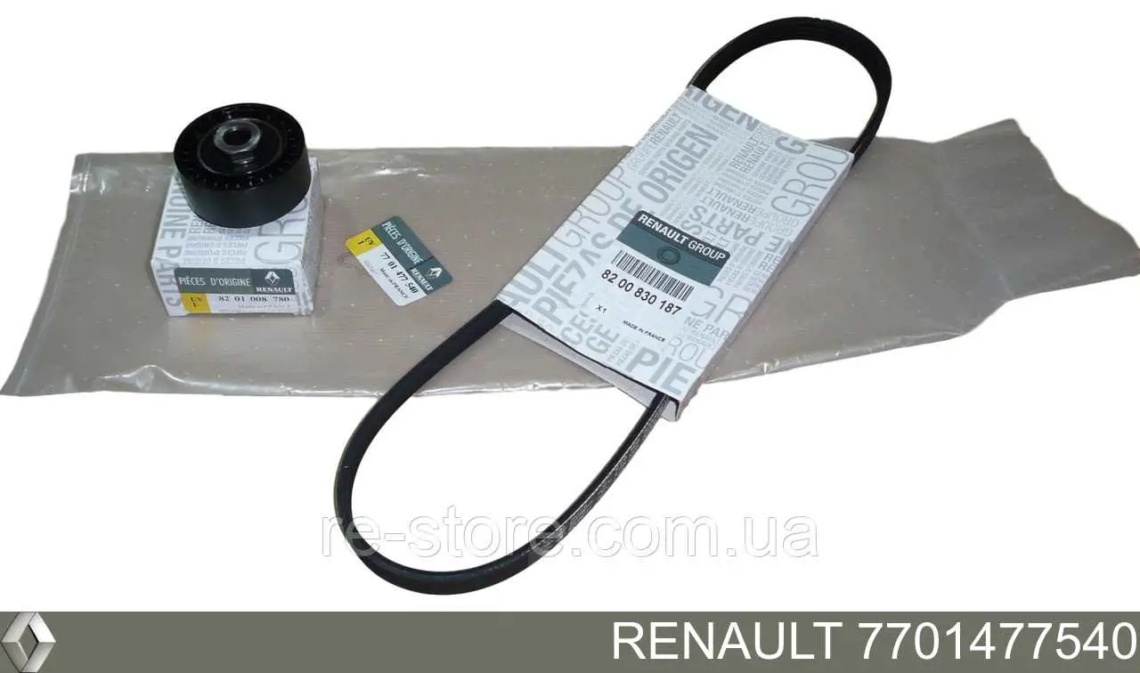 Pasek napędowy mechanizmów, zestaw Renault (RVI) 7701477540 cena, od 64,73 USD