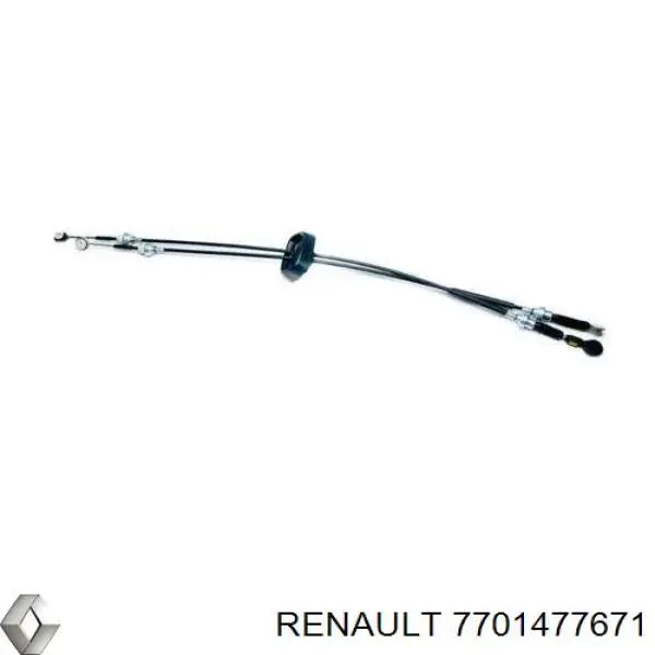 Do koszyka 7701477671 Renault (RVI) Linka dźwigni zmiany biegów podwójna