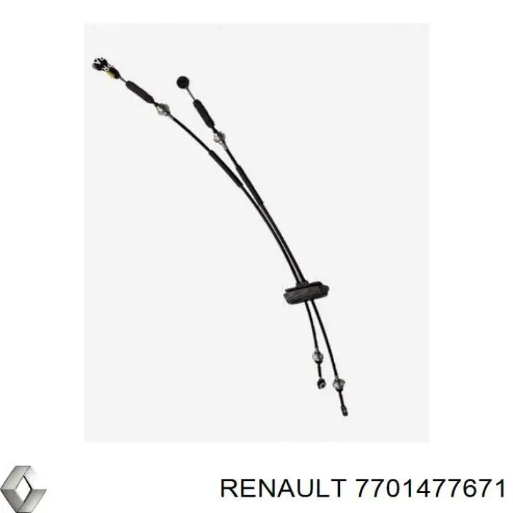 Linka dźwigni zmiany biegów podwójna Renault (RVI) 7701477671 cena, od 61,27 USD