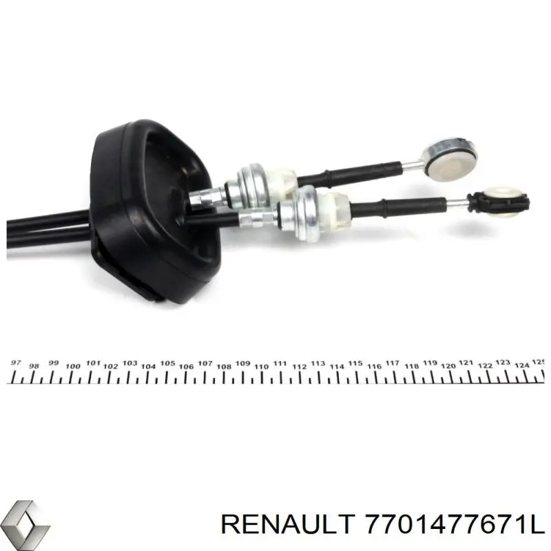 Linka dźwigni zmiany biegów podwójna Renault (RVI) 7701477671L cena, od 9,96 USD