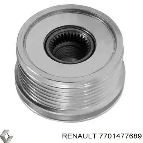 Koło pasowe alternatora 7701477689 Renault (RVI)