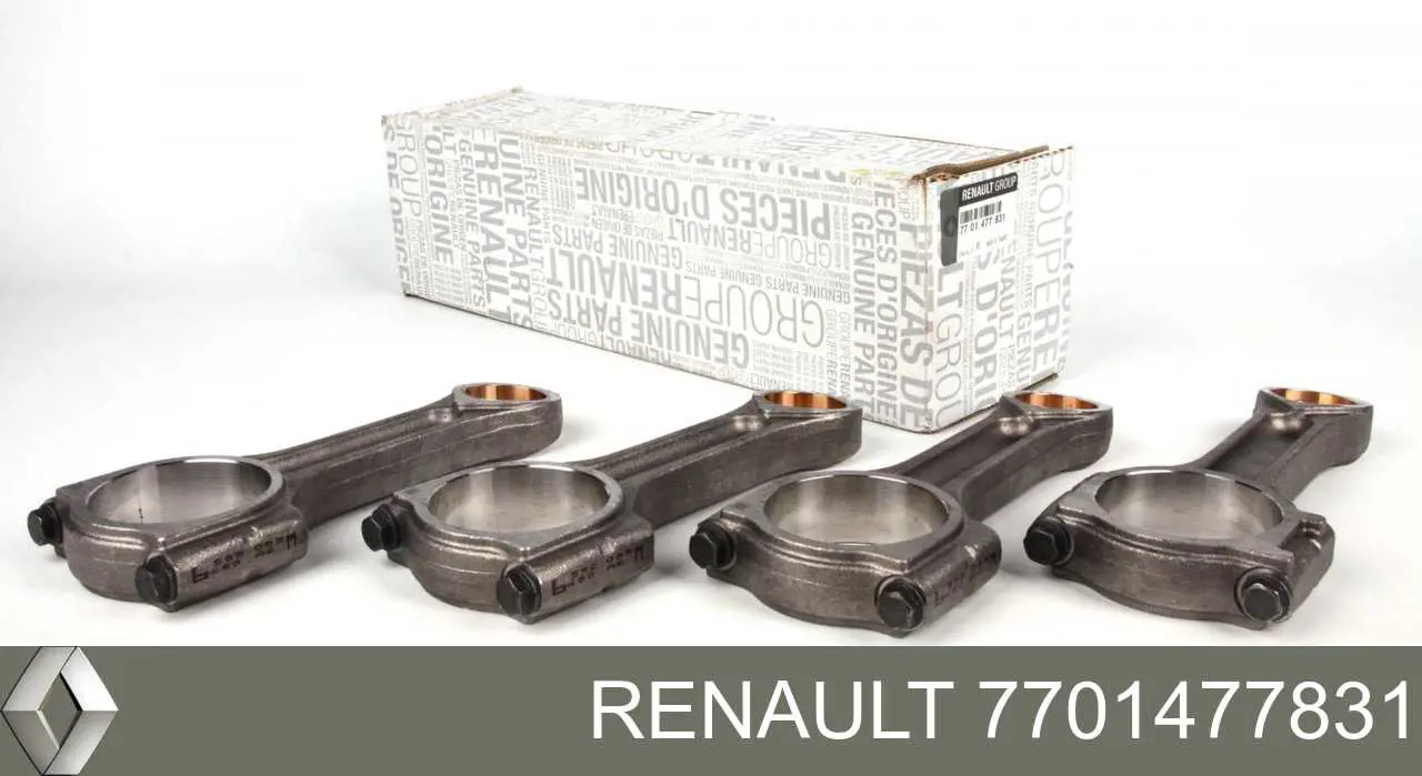 Korbowód tłoka silnika Renault (RVI) 7701477831 cena, od 105,56 USD