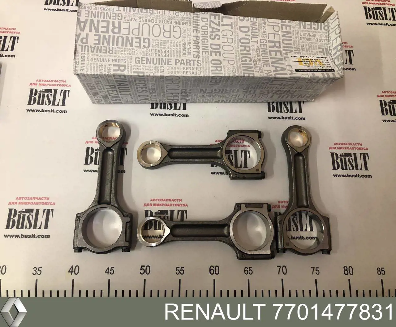 Do koszyka 7701477831 Renault (RVI) Korbowód tłoka silnika