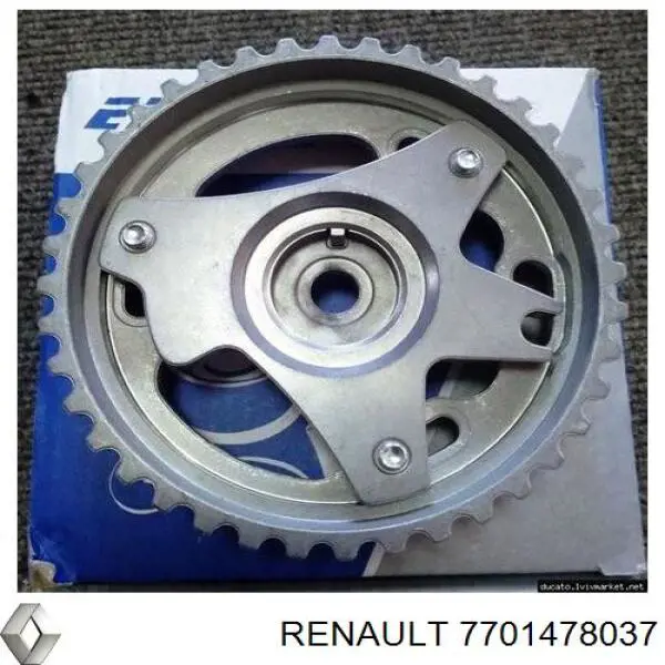 Koło zębatewalcowe wałka rozrządu silnika Renault (RVI) 7701478037 cena, od 52,78 USD
