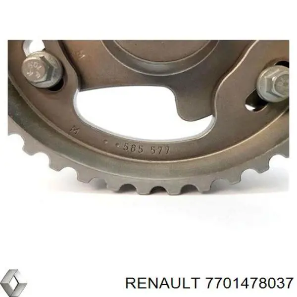 Do koszyka 7701478037 Renault (RVI) Koło zębatewalcowe wałka rozrządu silnika
