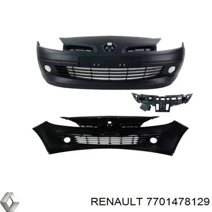 Zderzak przedni Renault (RVI) 7701478129 cena, od 122,58 USD
