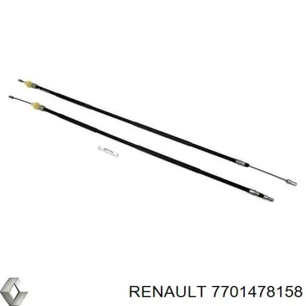 Linka hamulca ręcznego tylna prawa/lewa Renault (RVI) 7701478158 cena, od 26,16 USD