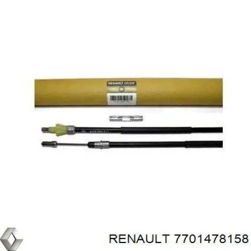 Do koszyka 7701478158 Renault (RVI) Linka hamulca ręcznego tylna prawa/lewa