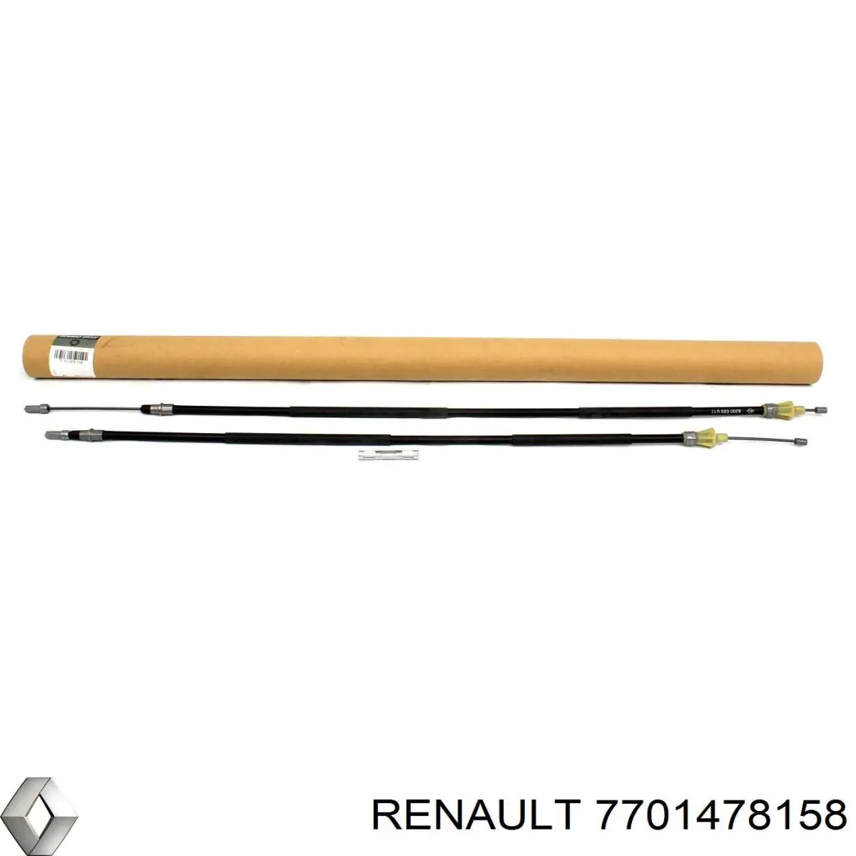 Do koszyka 7701478158 Renault (RVI) Linka hamulca ręcznego tylna prawa/lewa