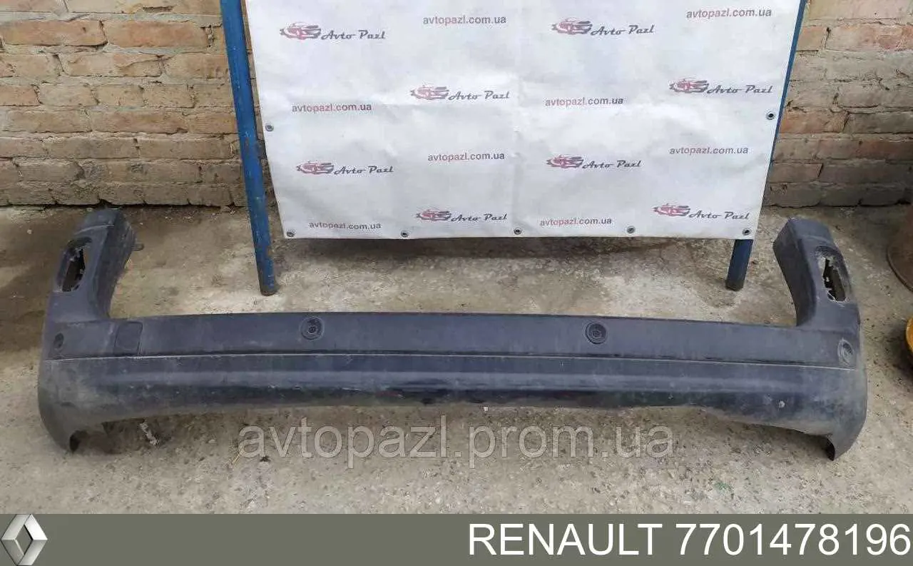 Zderzak tylny Renault (RVI) 7701478196 cena, od 171,45 USD