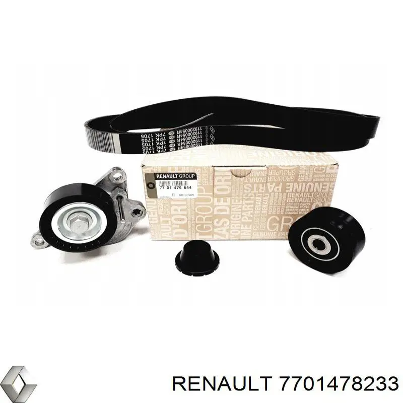 Pasek napędowy mechanizmów, zestaw Renault (RVI) 7701478233 cena, od 126,06 USD