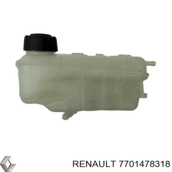 Zbiorniczek wyrównawczy układu chłodzenia Renault (RVI) 7701478318 cena, od 68,08 USD