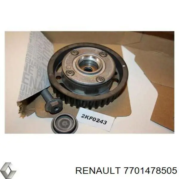 Koło zębate walcowe wału rozrządu silnika, dolotowego (ssącego) Renault (RVI) 7701478505 cena, od 139,90 USD