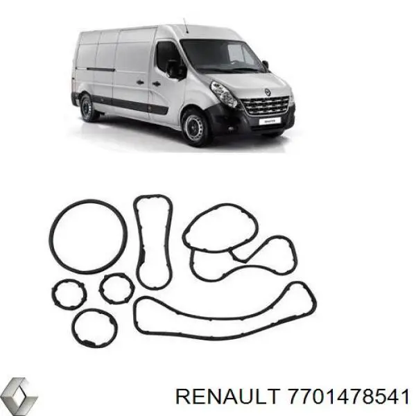 Uszczelka adaptera filtra oleju Renault (RVI) 7701478541 cena, od 28,65 USD