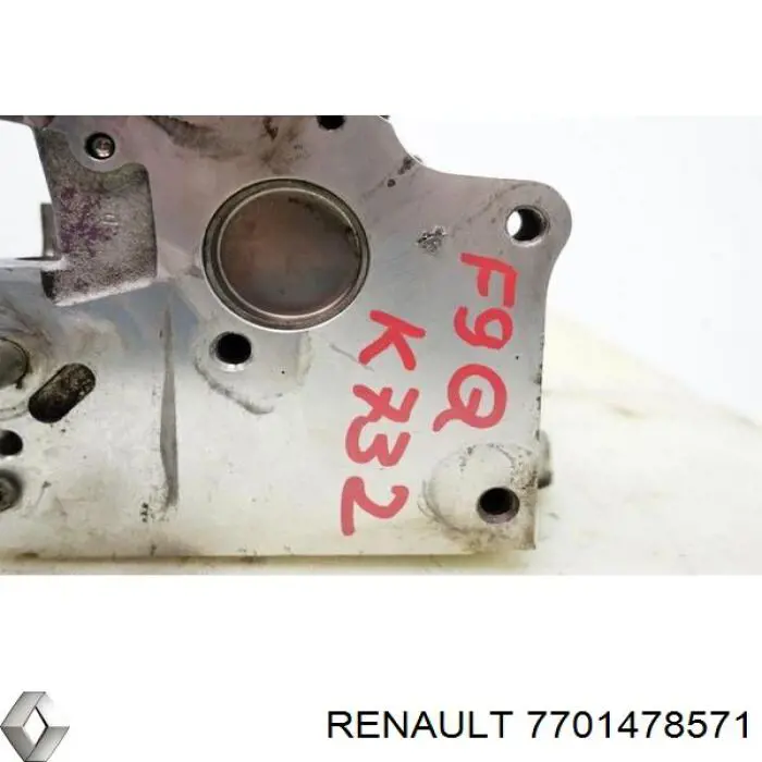 Głowica cylindrów Renault (RVI) 7701478571 cena, od 42,56 USD