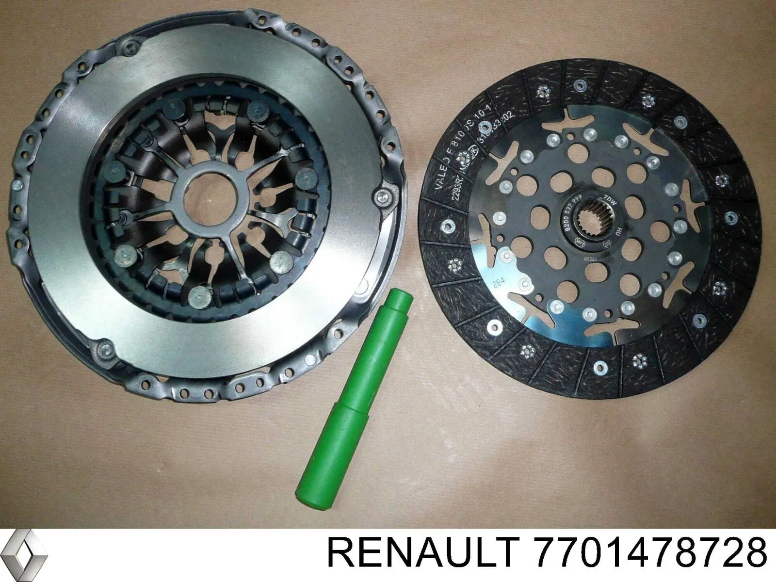 Zestaw sprzęgła (3 części) Renault (RVI) 7701478728 cena, od 120,93 USD