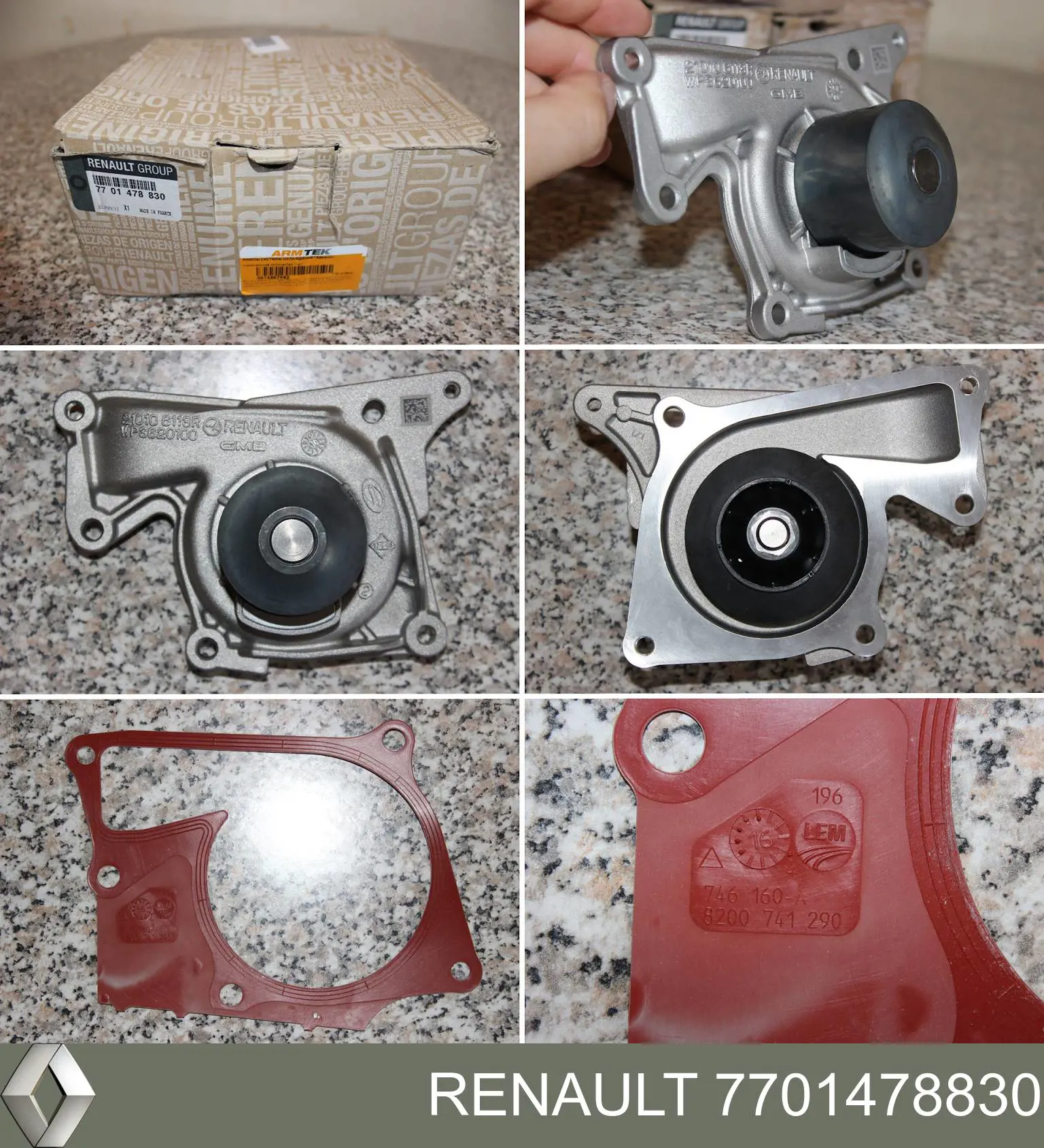 7701478830 Renault (RVI) Pompa chłodząca wodna