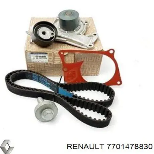 Do koszyka 7701478830 Renault (RVI) Pompa chłodząca wodna