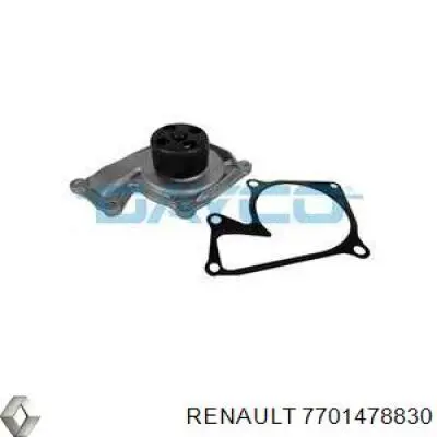 Pompa chłodząca wodna Renault (RVI) 7701478830
