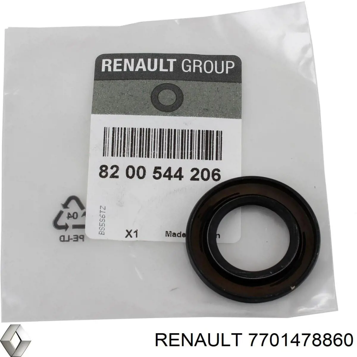 Śruba głowicy cylindrów 7701478860 Renault (RVI)