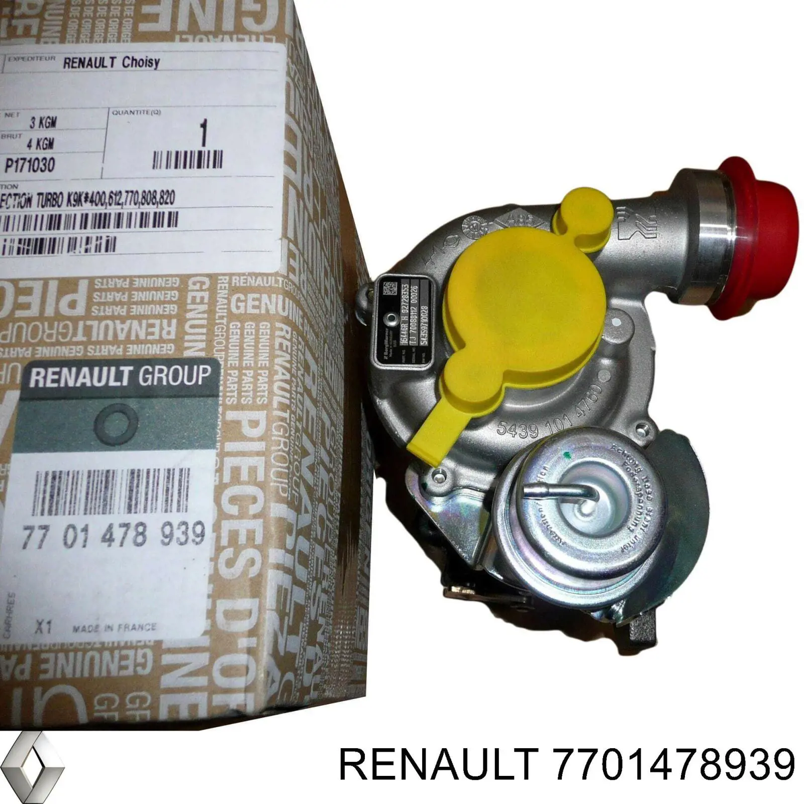 Turbina Renault (RVI) 7701478939 cena, od 232,19 USD