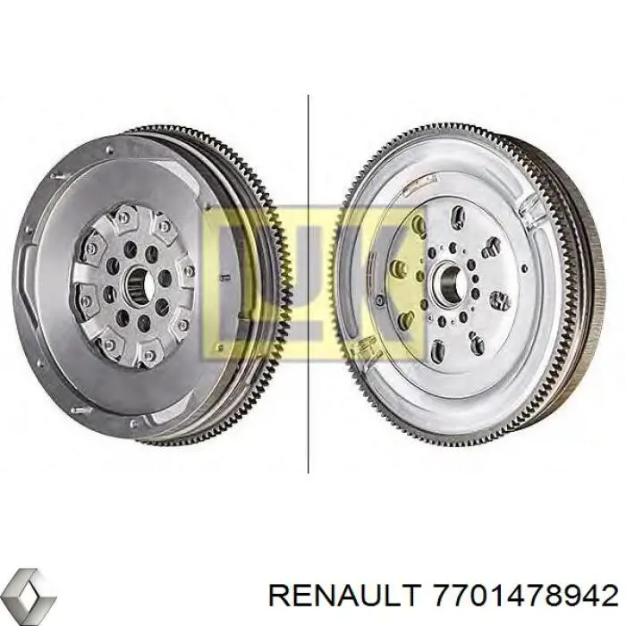 Koło zamachowe silnika Renault (RVI) 7701478942 cena, od 364,73 USD