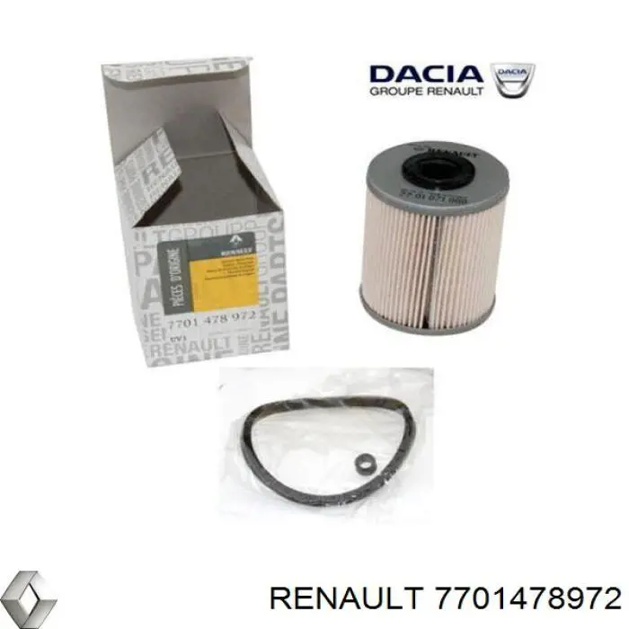 7701478972 Renault (RVI) Filtr paliwa