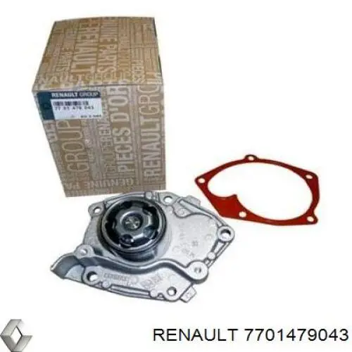 Pompa chłodząca wodna Renault (RVI) 7701479043 cena, od 61,84 USD