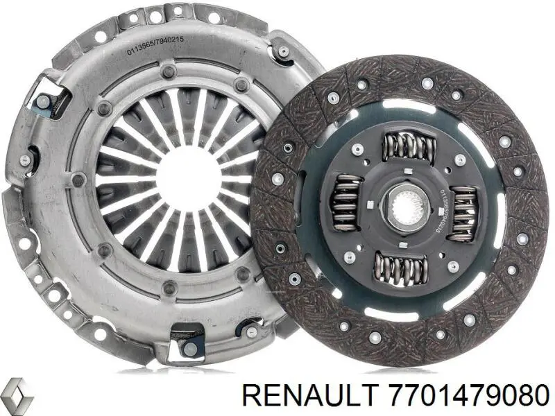 Zestaw sprzęgła (3 części) Renault (RVI) 7701479080