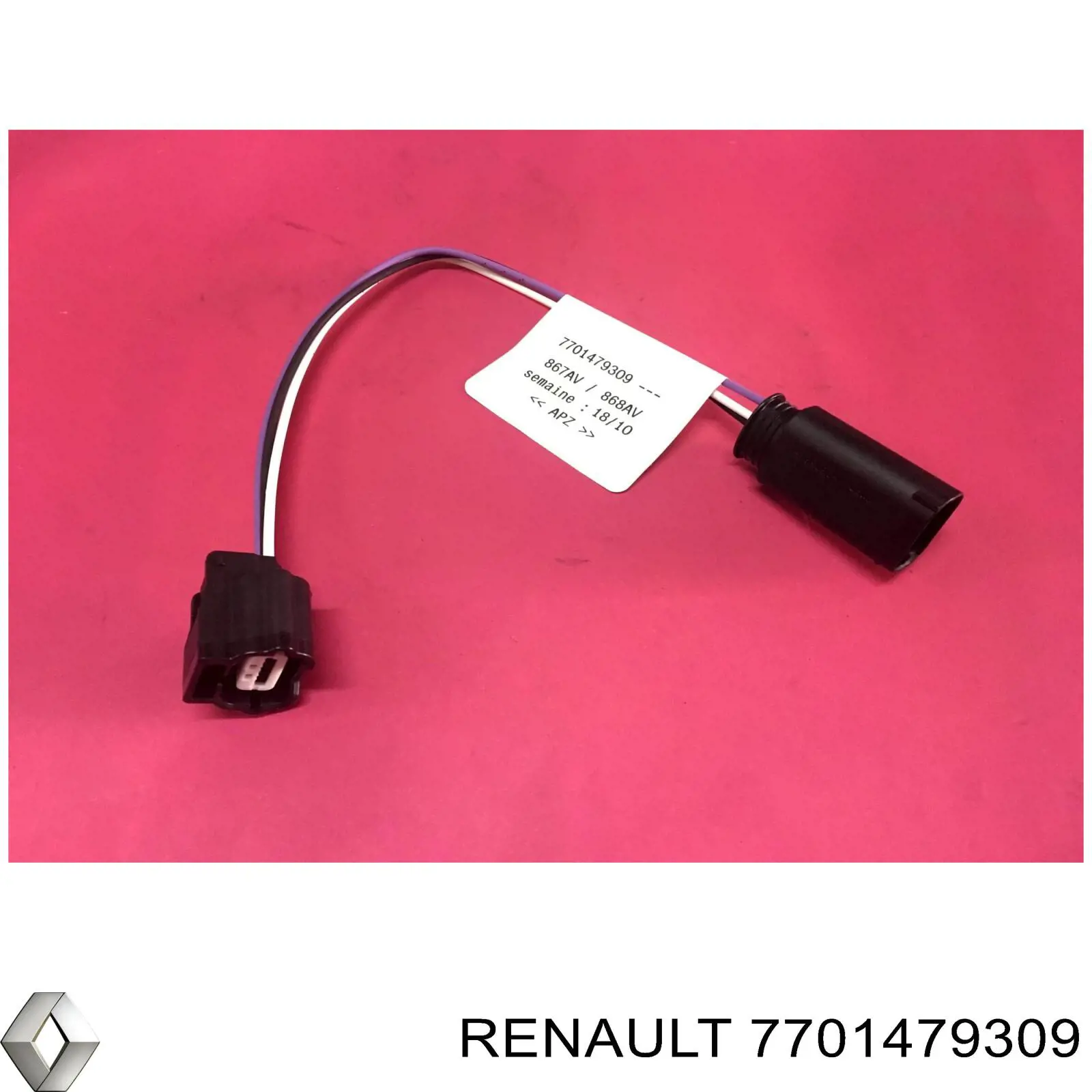 Przednia lampa przeciwmgielna tylna lewa Renault (RVI) 7701479309 cena, od 28,44 USD