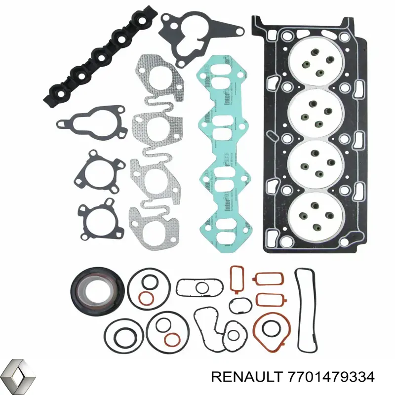 Do koszyka 7701479334 Renault (RVI) Zestaw uszczelek silnika górny