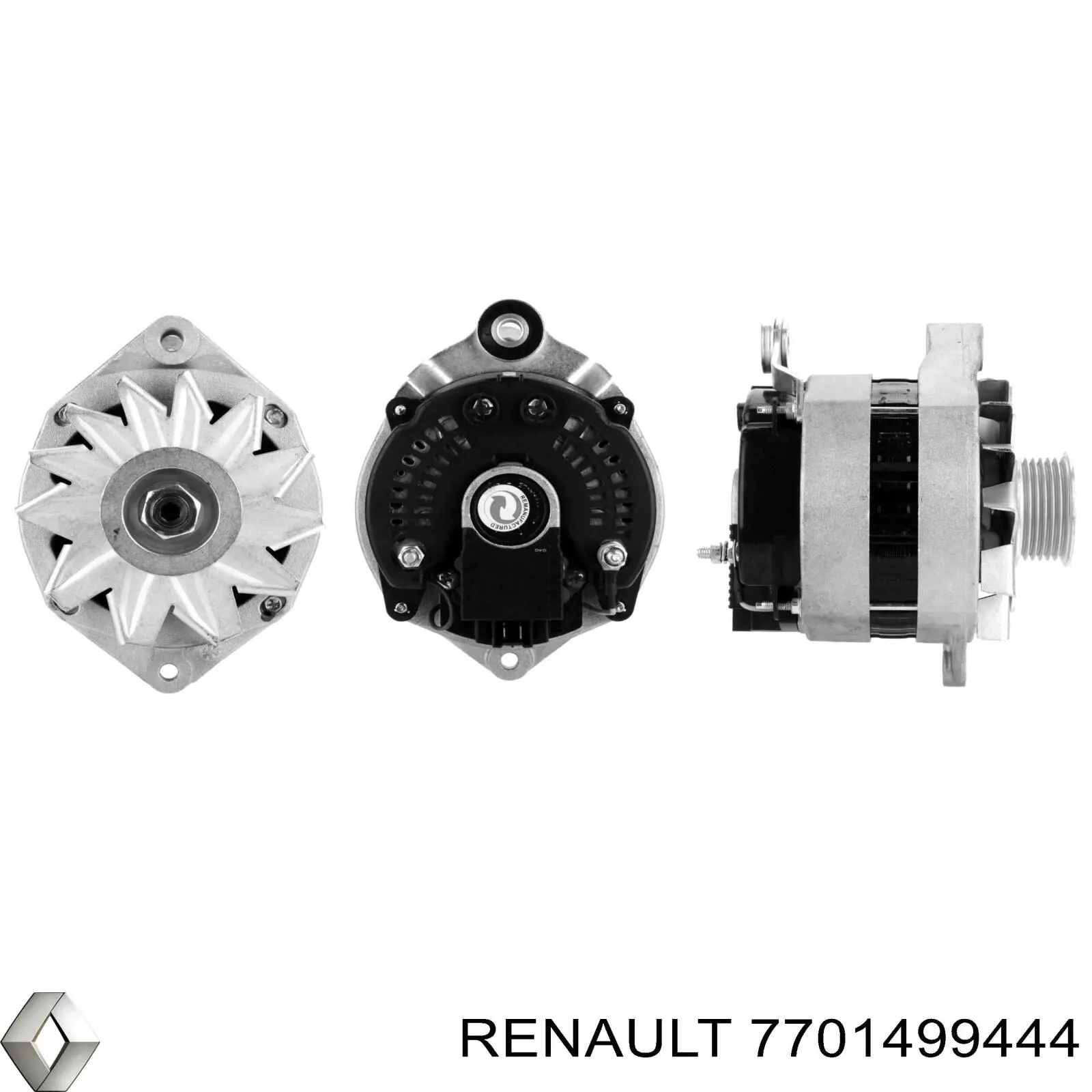 Alternator Renault (RVI) 7701499444 cena, od 204,32 USD