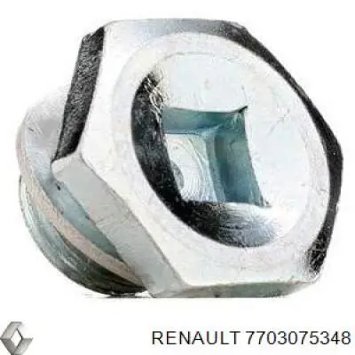 Korek miski olejowej silnika Renault (RVI) 7703075348 cena, od 2,90 USD