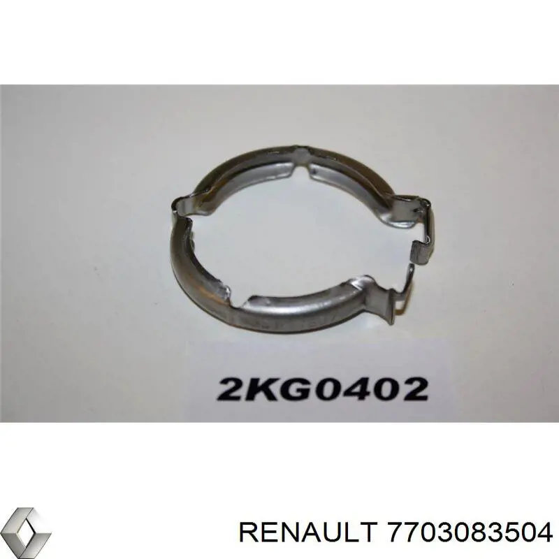 Obcior rury zaworu EGR Renault (RVI) 7703083504 cena, od 10,97 USD