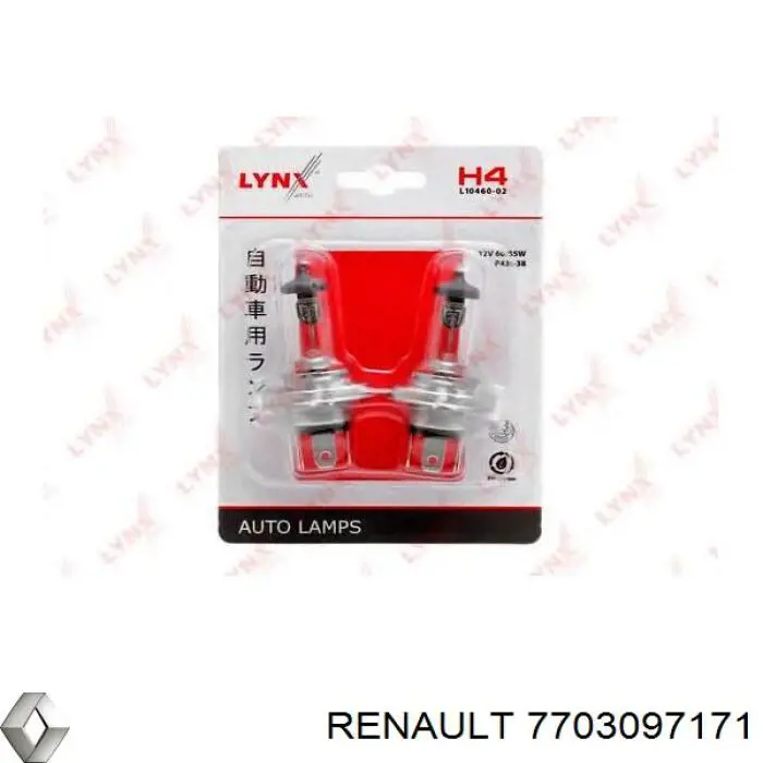Żarówka halogenowa Renault (RVI) 7703097171 cena, od 5,27 USD