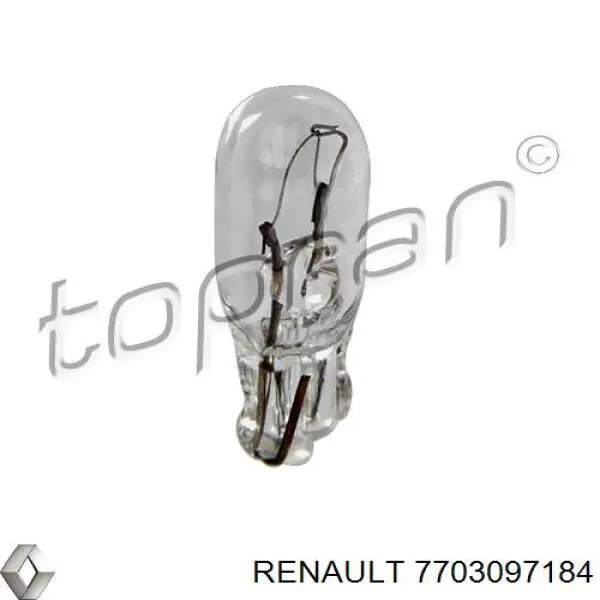 7703097184 Renault (RVI) Żarówka deski rozdzielczej