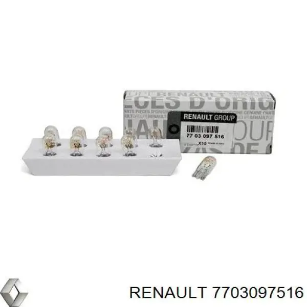 Do koszyka 7703097516 Renault (RVI) Żarówka oświetlenia wnętrza/kabiny