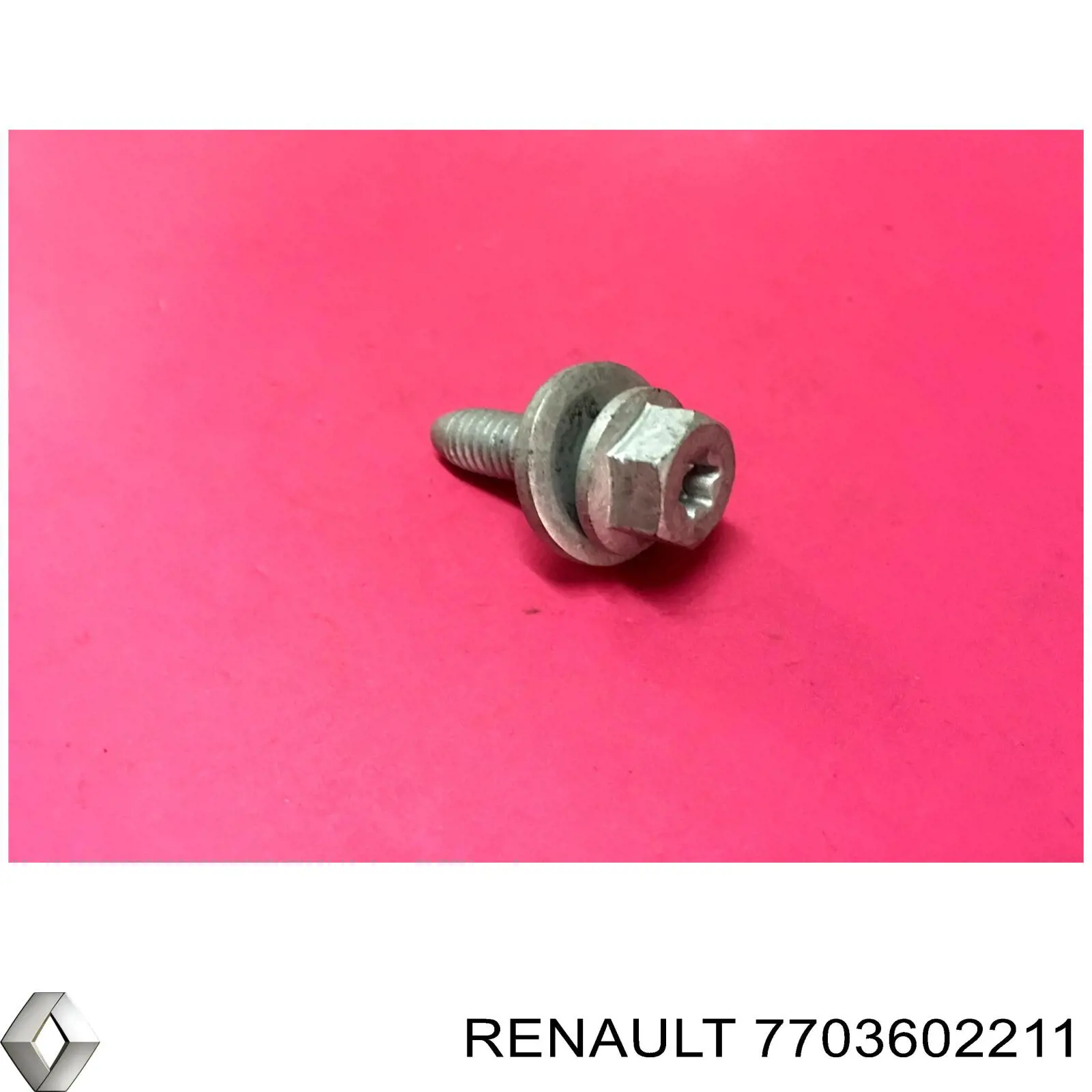 Do koszyka 7703602211 Renault (RVI) Śruba mocowania wahacza przedniego, dolnego
