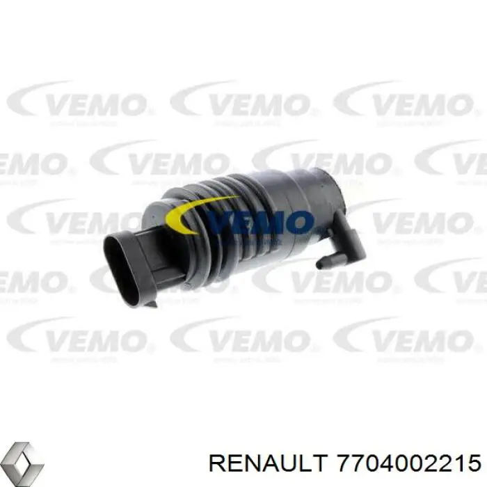 Do koszyka 7704002215 Renault (RVI) Pompka spryskiwacza szyby przedniej