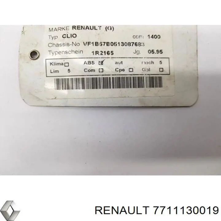 Sterownik trybów ogrzewania/klimatyzacji Renault 19 II hatchback (B53, C53) (1992 - 1995) cena, od 113,22 USD