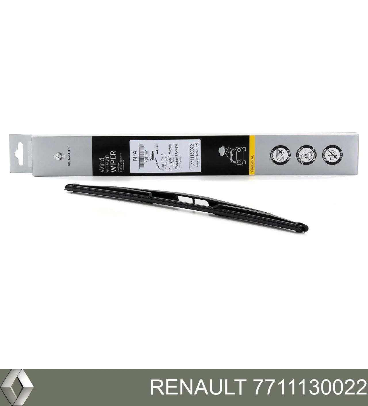 7711130022 Renault (RVI) Pióro wycieraczki szyby tylnej