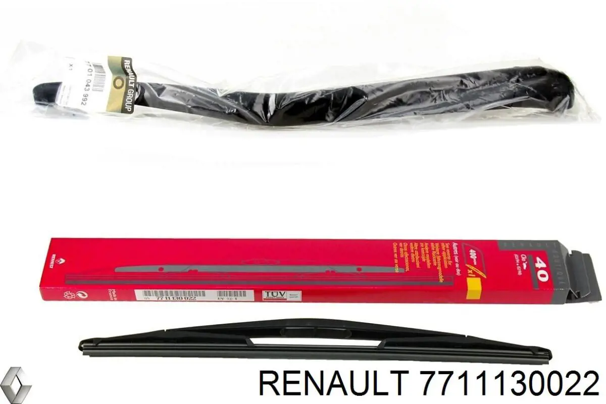Do koszyka 7711130022 Renault (RVI) Pióro wycieraczki szyby tylnej