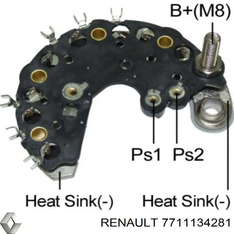 7711134281 Renault (RVI) alternator