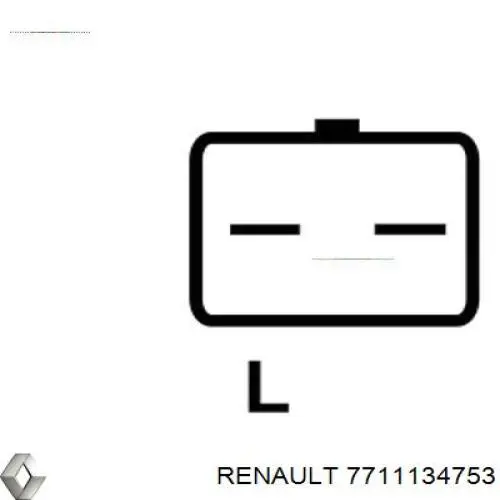 7711134753 Renault (RVI) alternator