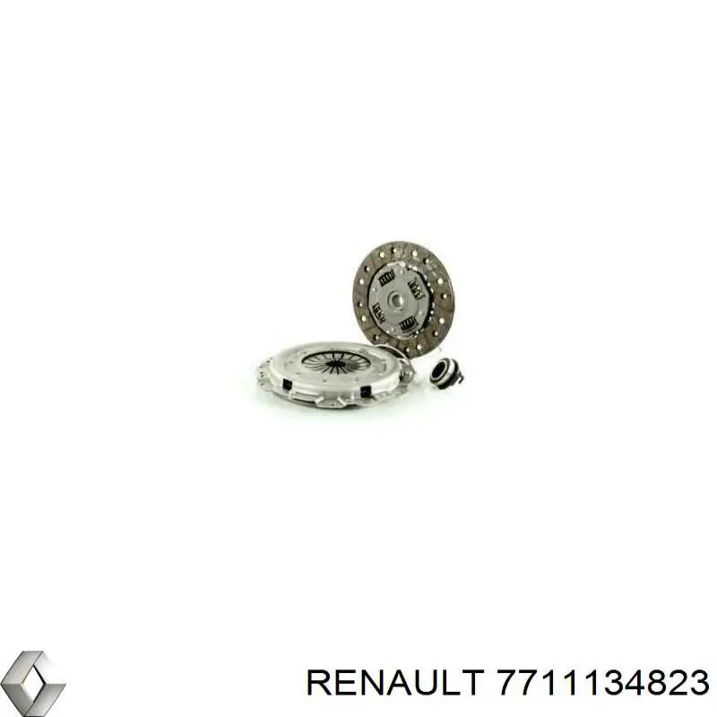 Do koszyka 7711134823 Renault (RVI) Zestaw sprzęgła (3 części)