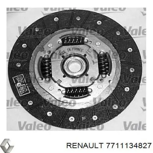 Do koszyka 7711134827 Renault (RVI) Zestaw sprzęgła (3 części)