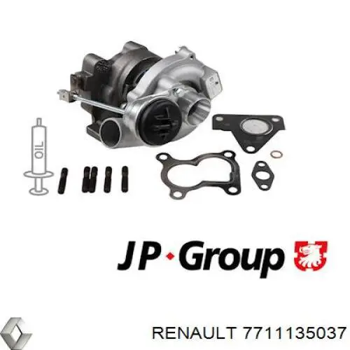 Do koszyka 7711135037 Renault (RVI) Turbina