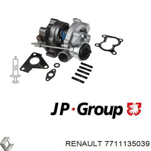 7711135039 Renault (RVI) turbina