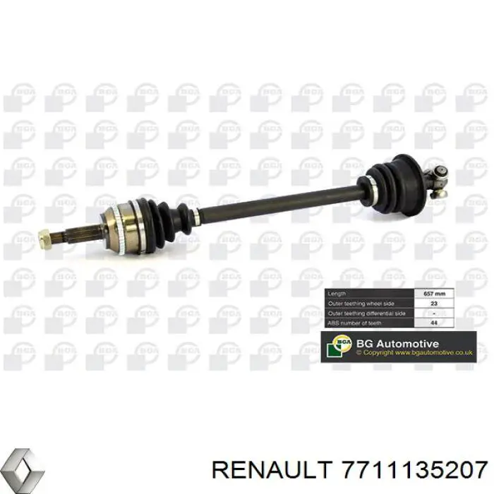 7711135207 Renault (RVI) przegub homokinetyczny przedni zewnętrzny